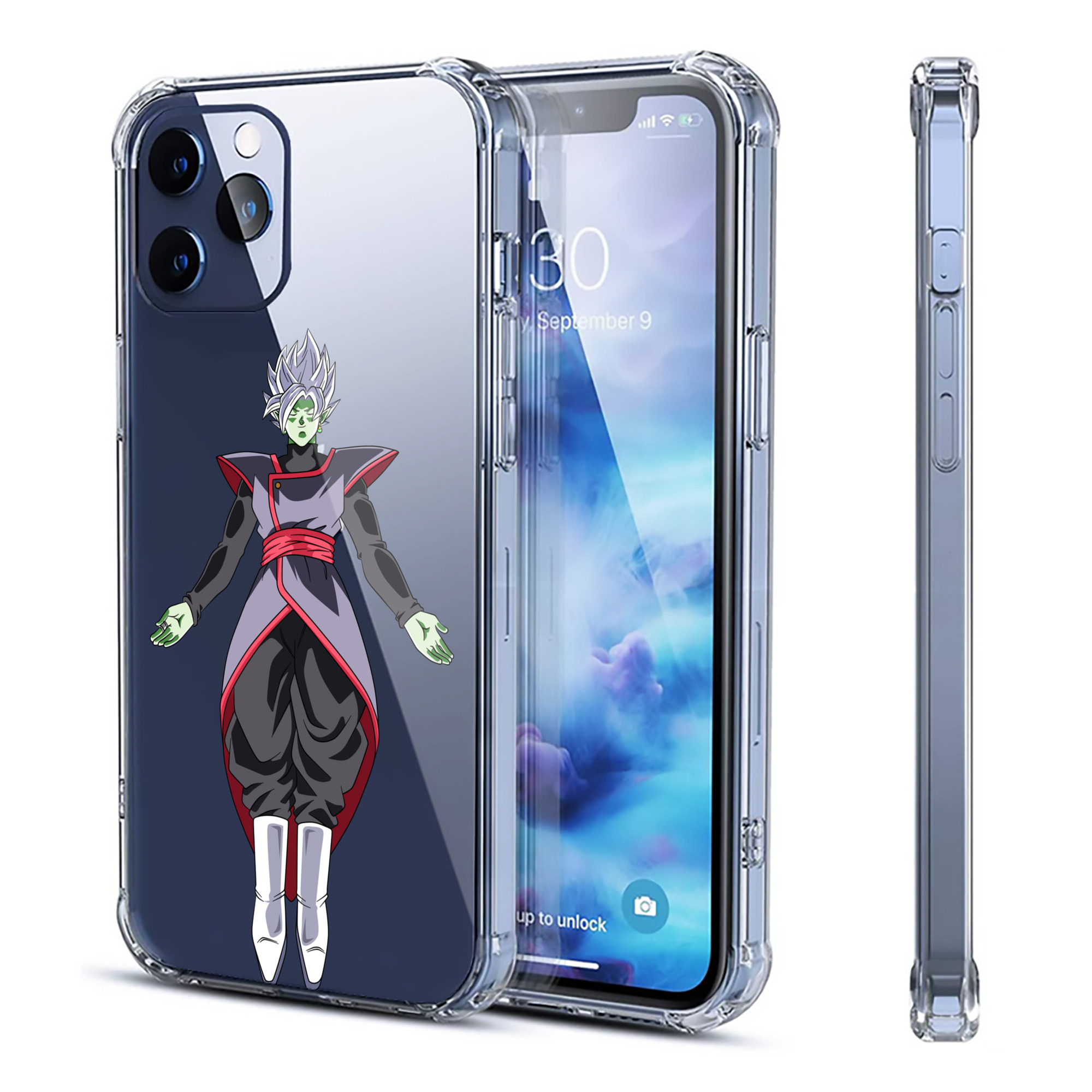 （画像用） ドラゴンボール ベジット DRAGON BALL Vegetto 【iPhone 12シリーズ対応】透明スマホケース（クリアソフトケース）